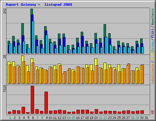 Raport Dzienny -  listopad 2009