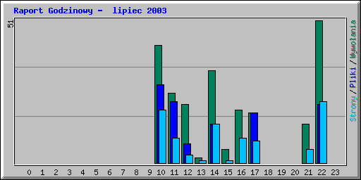 Raport Godzinowy -  lipiec 2003