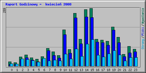 Raport Godzinowy -  kwiecie 2008