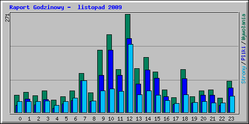 Raport Godzinowy -  listopad 2009