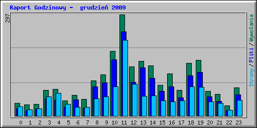 Raport Godzinowy -  grudzie 2009